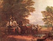 Thomas Gainsborough The Harvest wagon oil on canvas